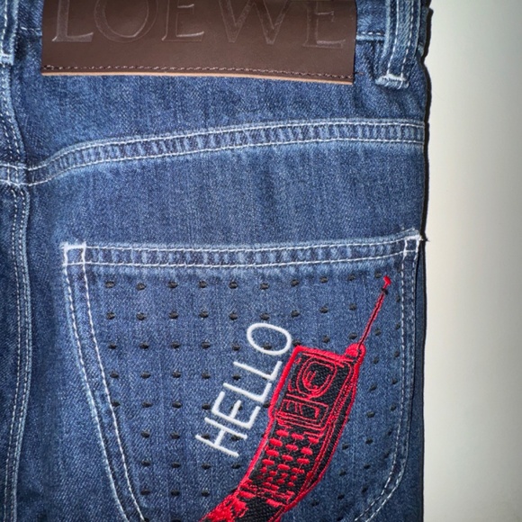 Loewe “Cell Phone” Jeans - Picture 3 of 4